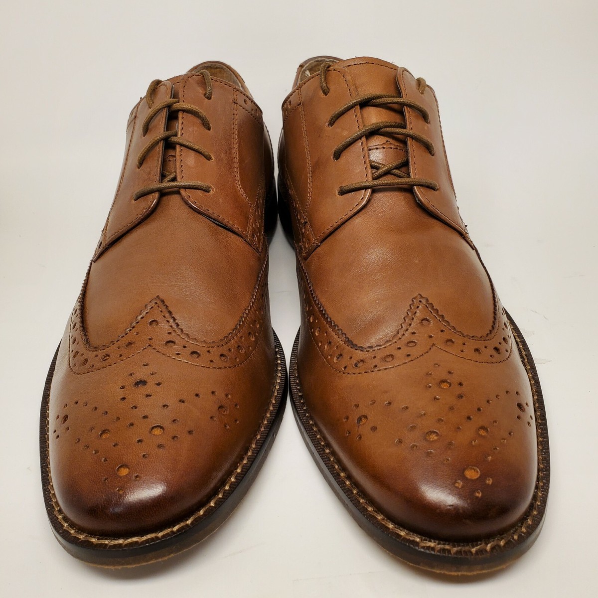 Florsheim Mens Sz 11 D Montinaro Wingtip Oxford Leather 