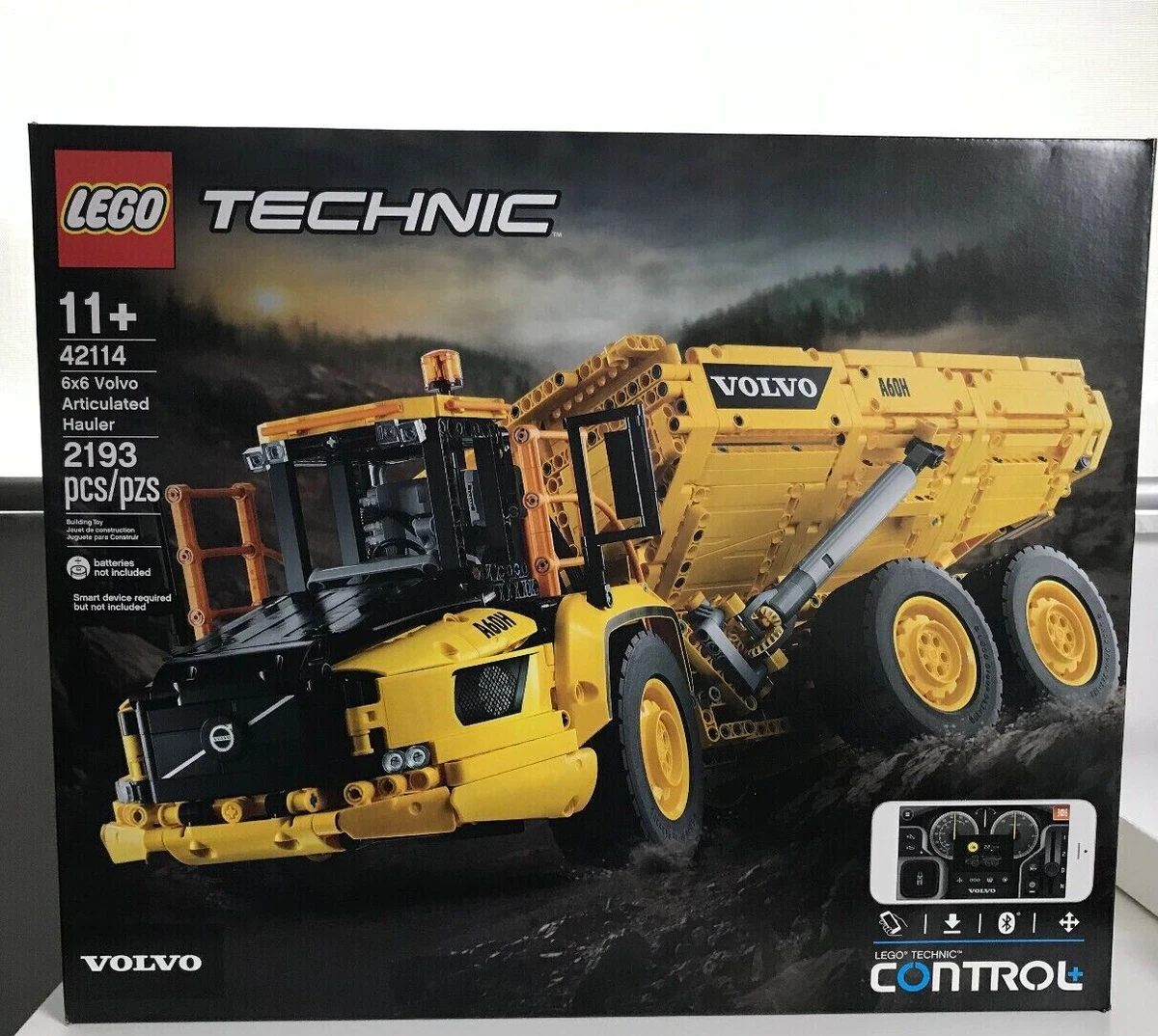 LEGO TECHNIC 6x6 Volvo Articulated Hauler 42114 Building Kit Truck Model Toy