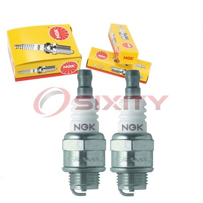 2 pc NGK 4000 BM4A SOLID Standard Spark Plugs for Ignition Wire Secondary  is