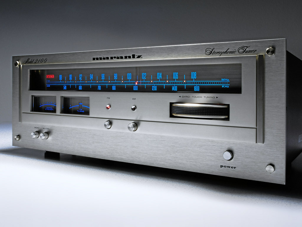 【ランプ交換・清掃済】Marantz Model 2100 チューナー 動作品 2100 LED RECEIVER LAMP KIT-VINTAGE STEREO(8v WARM WHITE)METER