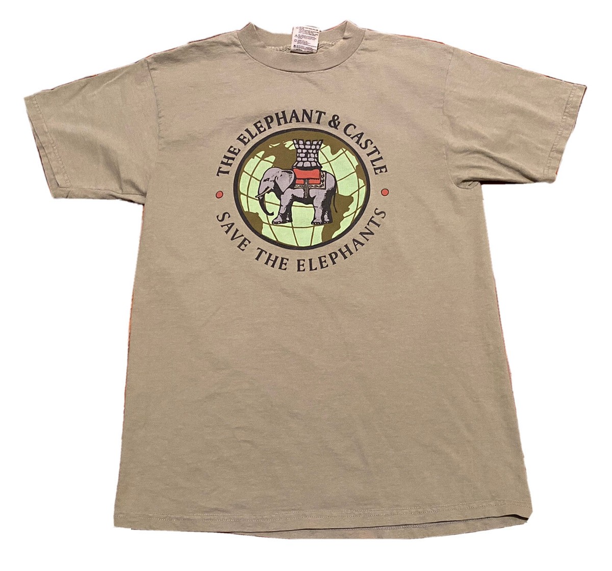 Vintage The Elephant & Castle T-Shirt Size Medium M Mens “Save The 