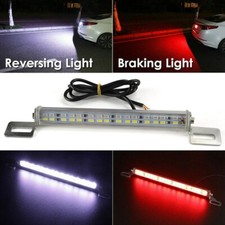 30-led Car License Plate Backup Reverse Brake Rear Light Lamp Bar Redwhite
