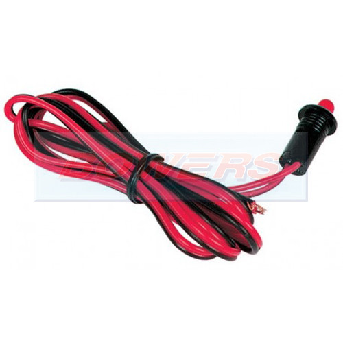 UNIVERSAL RED LED STATIC DASH BOARD PANEL WARNING LIGHT LAMP DIODE 12V - Picture 1 of 1