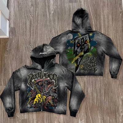 Ricchezza 'Chezza Reaper' Zip Up Hoodie | eBay