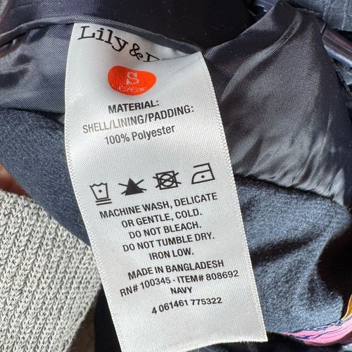 Lily and Dan Overall Snowsuit Navy Blue kids size 6/small boy or girl - Picture 7 of 7