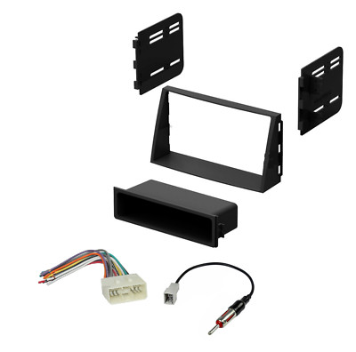 Car Stereo Dash Kit Single Double DIN Harness Antenna for 2010-2011 Kia Soul