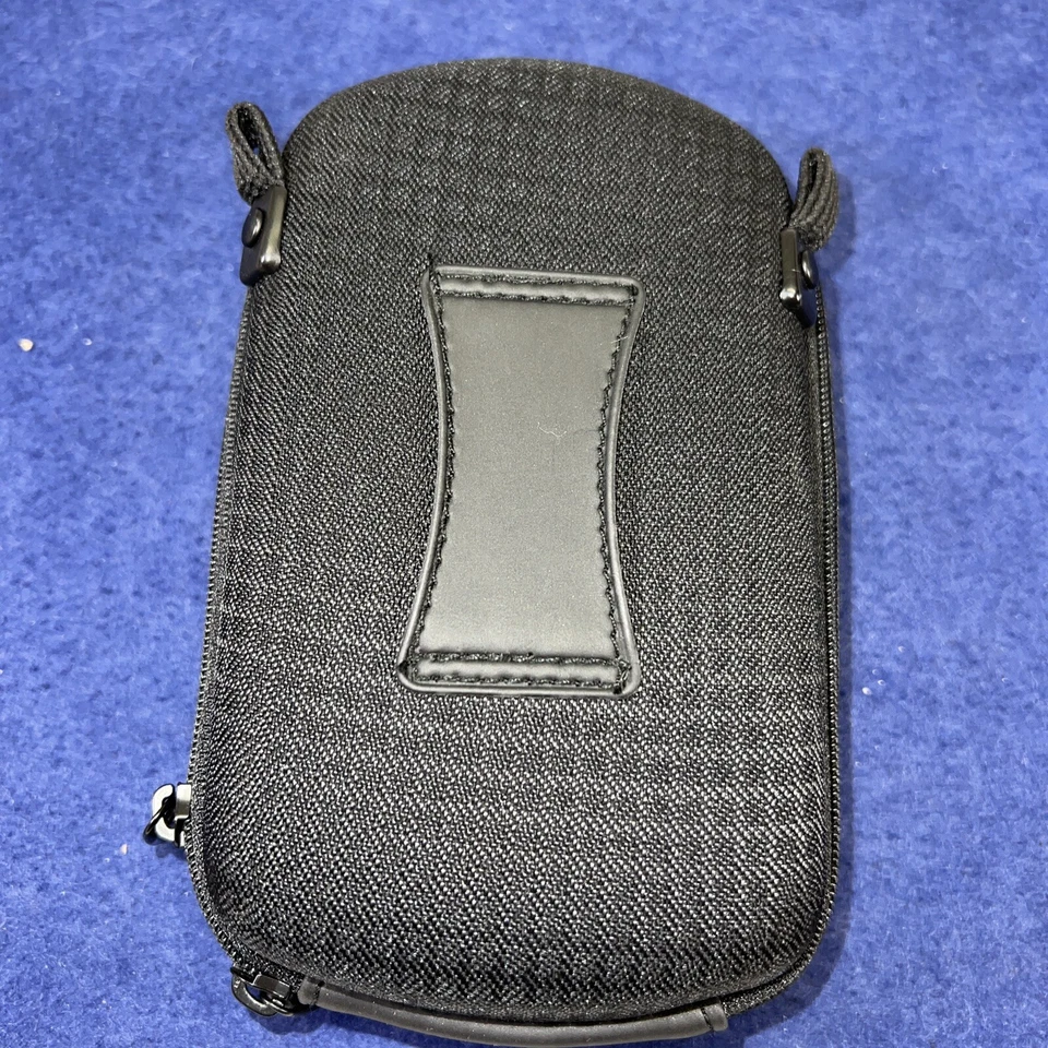 Vivitar DVR850 HD Camcorder Case Blue Black Semi-Hard Zipper 2.4" Pocket Travel - Image 4 of 4