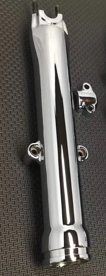 Pata de horquilla Harley Slider Wide Glide Dyna 1994-06 cromada lado derecho G593 EXTRACTA Foto 3 de 4
