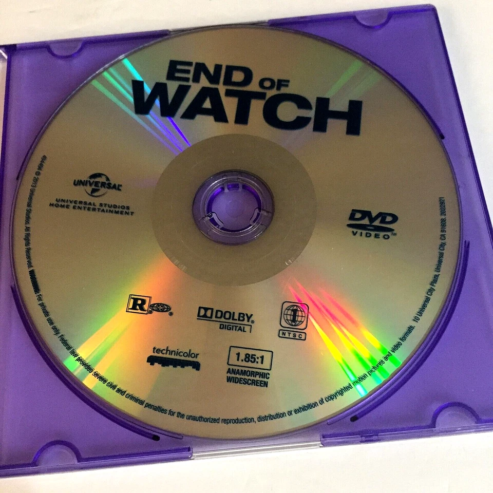 End of Watch & Venom Both Movies Disc & Slim Case DVD's - Image 3 of 3
