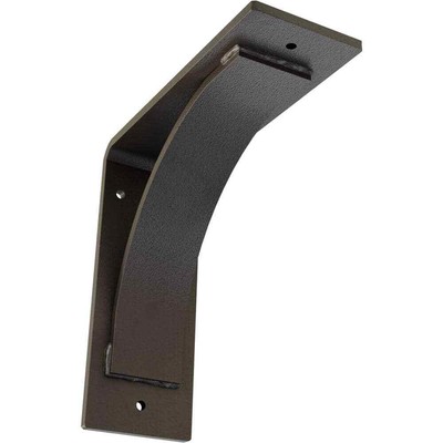 3 in. x 8 in. x 8 in. Hammered Dark Bronze Morris Steel Bracket