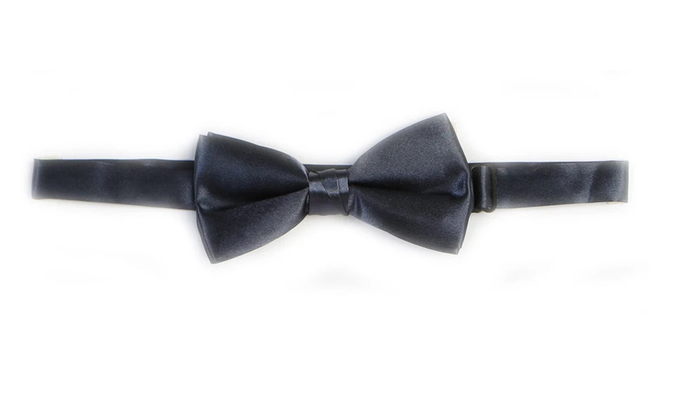 Bow Tie Men's Solid Adjustable Satin Classic Novelty 12-Pack Wholesale New - Image 1 of 1
