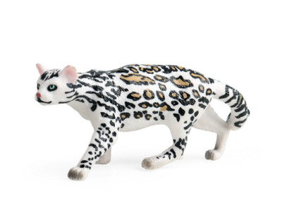 3.7'' / 9.5cm Leopardus Ocelot Spotted Wild Cat PVC Toy Animal Figure Kids Gift