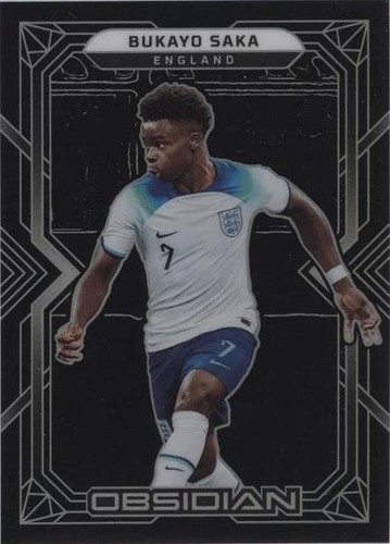 PANINI obsidian BUKAYO SAKA PSA10 ブカヨ サカ Bukayo Saka 2023 Obsidian #6 Black Color Blast /(SSP) Price Guide