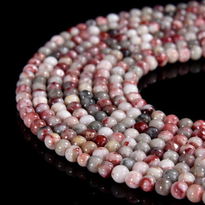 Cinnabrite Cinnabar in Quartz AA Round 2MM 3MM 4MM Loose Beads 15 inch ...