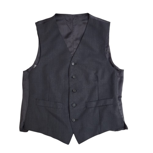 Alexandre Black 2 Pocket Smart Formal Waistcoat UK Men's M 40"