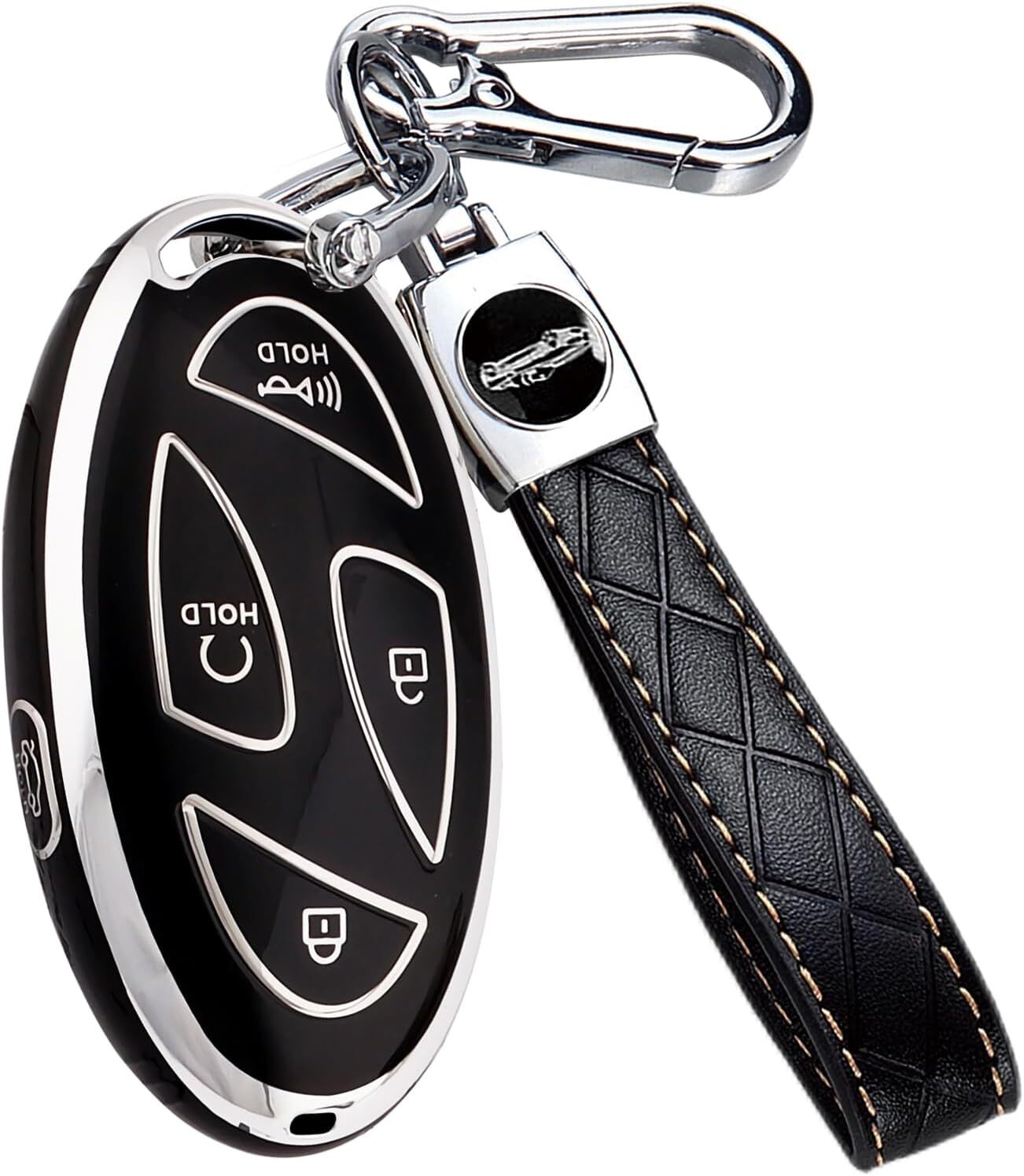 Funda Llavero para Hyundai con Llavero Suave TPU Carcasa para Llave Hyundai