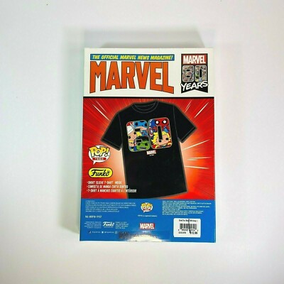 FUNKO POP TARGET LIMITED EDITION MARVEL 80 YEARS T-SHIRT Size Large