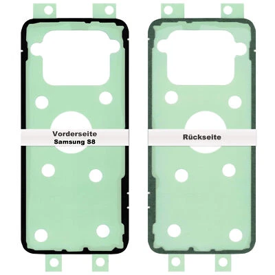 IS-TECK Samsung Galaxy S8 G950F Akkudeckel Klebefolie Kleber Backcover Rahmen Pad