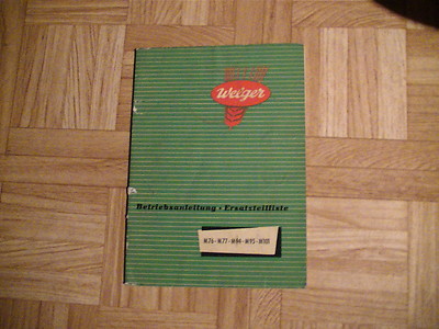 Orig. ETL+BAL Welger Mähdrescheranbaupressen M 76, M 77, M 95, M 101