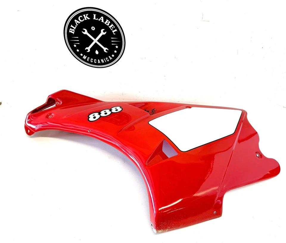 Used Genuine Ducati 888 SP4 Left Upper Fairing Cowl Panel Red 48030021C - Image 4 of 4