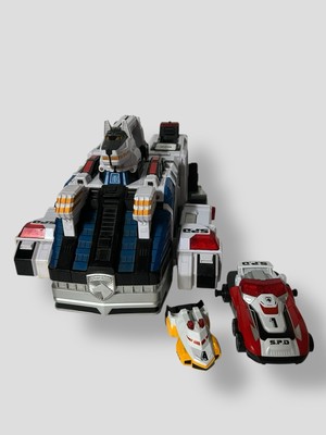 POWER RANGERS Deluxe SPD Delta Command Base MEGAZORD 2005Bandai Delta Squad Zord