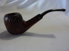 Vintage Whitehall Partially Rusticated Bent Sitter Estate Pipe -FREE SHIPPING