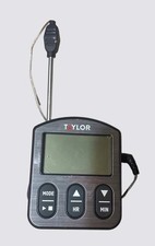 Taylor Programmable Wired Probe Digital Meat Thermometer with Backlight Display