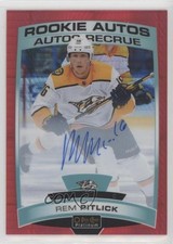 2019-20 O-Pee-Chee Platinum Rookie Autos Red Prism 37/50 Rem Pitlick Auto 0v33