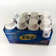 Camco TST Blue Enzyme Toilet Treatment, 8 Pack, Septic Safe, 4 oz Bottles