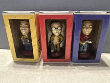 Vintage Pep Boys Figurines Set of 3 Bobblehead Ltd Edition Hand Painted NEW!