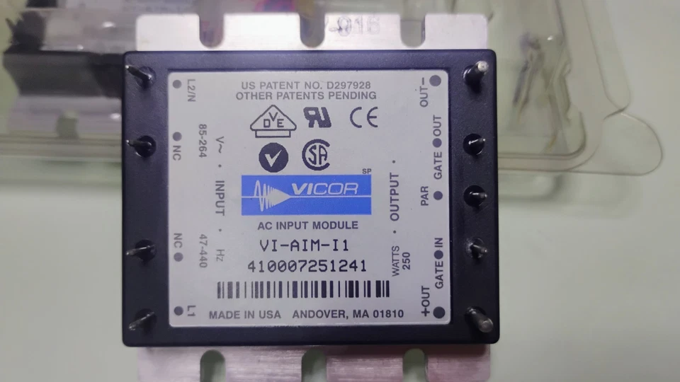 Seven New Vicor VI-AIM-C1 AC Input Modules 85-264 VAC Input 47-440Hz  - Image 3 of 4