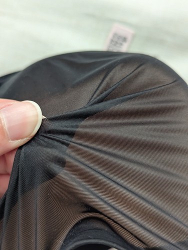 Victoria's Secret gefütterter Doppel-BH perfekte Abdeckung schwarz transparentes Netz 34DDD - Bild 6 von 9