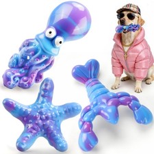 Dog Toys for Aggressive Chewers: 3 Pack Indestructible Dog Toys for Large Dog...