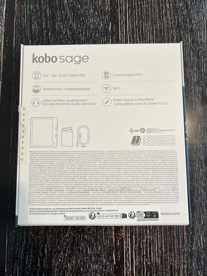 Rakuten Kobo Sage eReader (Brand New & Sealed) - Image 2 of 3