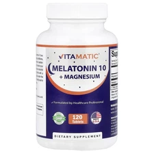 Melatonin 10 + Magnesium, 120 Tablets