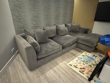 Corner Sofa In Dark Grey. Right Handed If Looking At It. 3.1m In Length