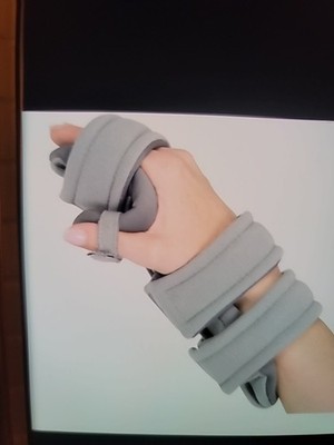 Vive Resting Hand Splint (Left) Immobilizer With Wrist Finger Brace New Medium