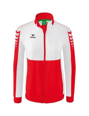 Erima Six Wings Presentation Jacket - red/white /Gr: 34