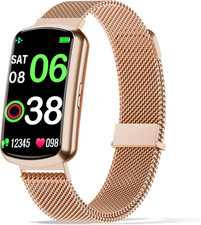 Health Fitness Tracker with 24/7 Heart Rate, Smart Watch with Blood Pressure and