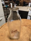 vintage Laredo Creamery glass milk bottle