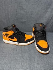 Size 9 - Air Jordan 1 SE Mid Vivid Orange for sale online | eBay