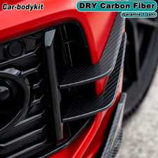 DRY Carbon Front Splitters Flaps Flossen Spoiler Canards Für Audi RS4 2021-2024
