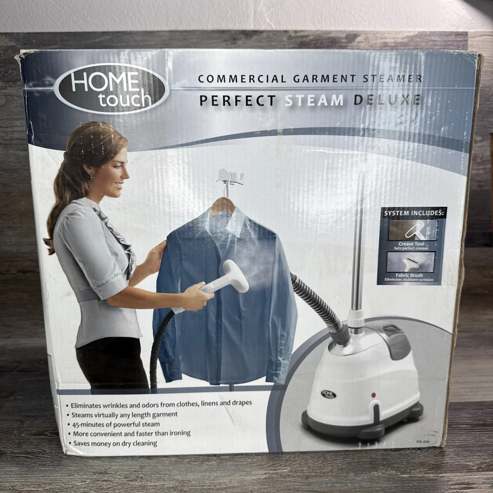 Home Touch Perfect Steam Deluxe PS-250 Commercial Garment Steamer Quick Heat