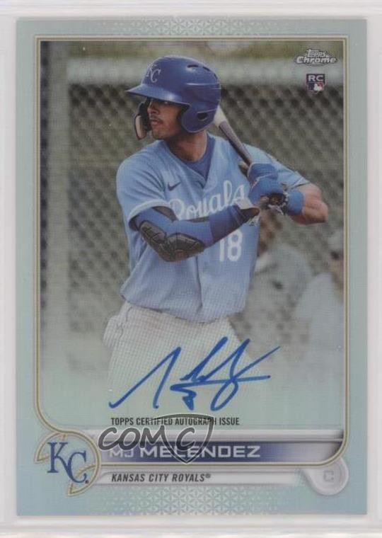 2022 Topps Chrome Rookie Refractor 267/499 MJ Melendez #RA-MJM Auto RC 09j9