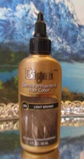 Bigen Semi-Permanent Hair Color ~ Light Brown LB4 ~ 3 oz., Oil Rich Moisturizing