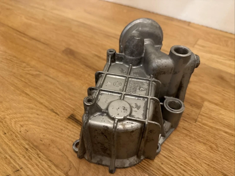 1983-86 Porsche 944 oil cooler housing and filter mount 9441071495R 94410714905 - Image 4 of 4