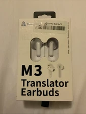 ​Timekettle M3 Language Translator Earbuds - Two-Way Translator Device - White