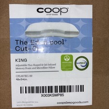 Coop Home Goods The Eden Cool Cut-Out Adjustable Cooling Pillow King 18x34in