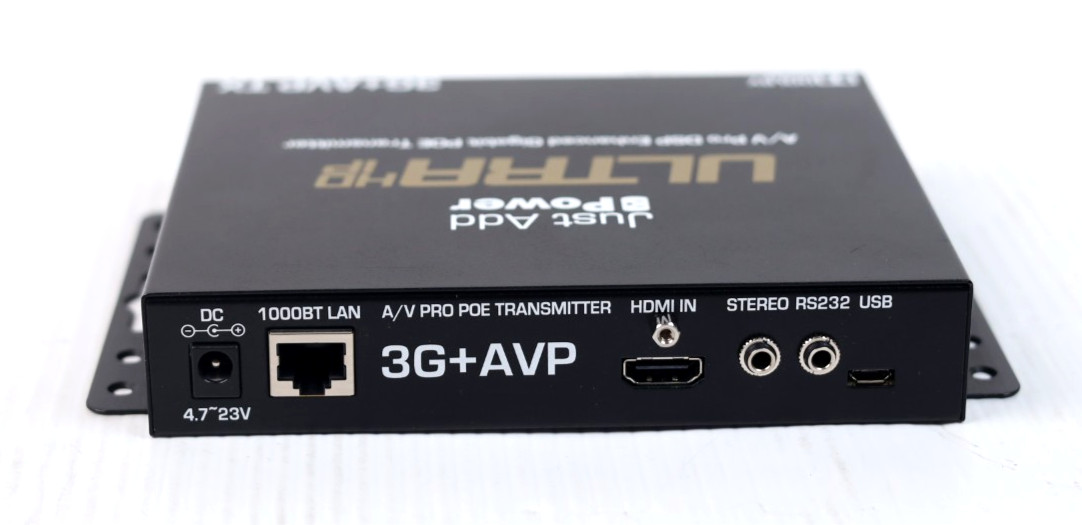Just Add Power Ultra HD IP 3G+AVP TX Gigabit PoE Transmitter u191