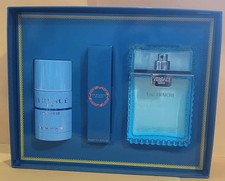 Versace Eau Fraiche 3 Pcs Gift Set 3.4oz EDT Spray 10ml Spray 2.5 oz Deodorant